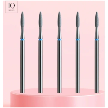 IQ NAILS 5-dimanta Liesma zila 021 uzgaļu komplekt