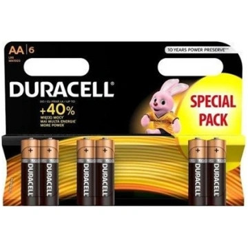 Duracell Bateria AA / R6 6 szt. 5840053