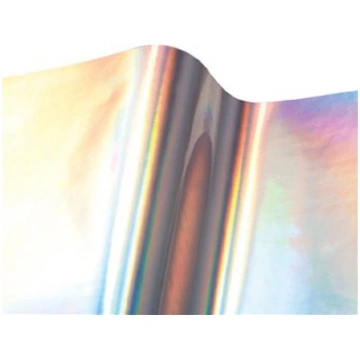 Līmplēve, hologrāfiska Rainbow Silver, 0.61m