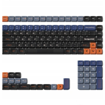 Nuphy - Space Engineer nSA Dye-sub PBT Keycaps - M