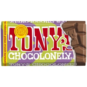Tonys Chocolonely Pilnpiena šokolāde ar pekanrieks