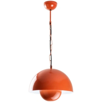 Lustra ar auklu KURE 1xE27/40W/230V oranža Asir