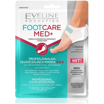 EVELINE Foot Care Med+pīlinga ekspresmaska papēžie