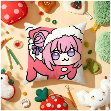 Nikke Doro Doll Victory Goddess Pink Dog Pillow Ca