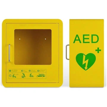 AED defibrilatora glabāšanas skapis, sienas sirds 