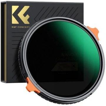 K&F Concept K&F 82MM ND4-ND64 (2-6 Stop) Variable 