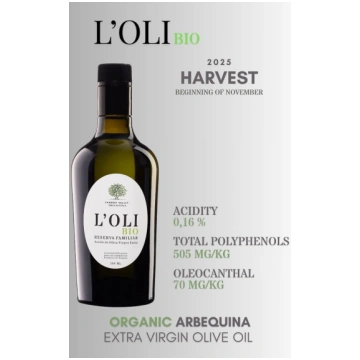 BIO Extra Virgin olīveļļa "Arbequina", 500ml Cuadr