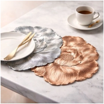 Paliktnis galda PVC 38cm zelta 858856