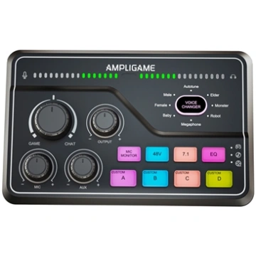Fifine SC8 RGB gaming mixer (black) SC8