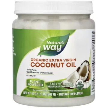 Nature's Way, Organic Extra Virgin Coconut Oi