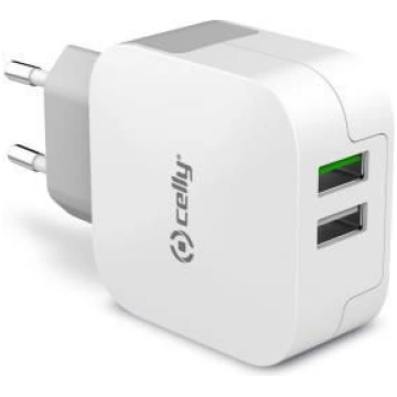 Telefona lādētājs Celly Universal Dual USB Turbo T