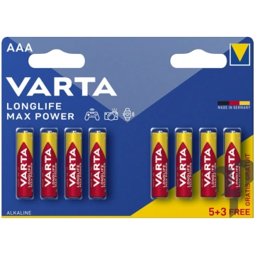 Baterijas VARTA Longlife Max Power Alkaline AAA 1.