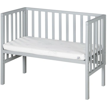 ROBA - Bedside Crib 2 In 1 Incl. Barrier + Mattres