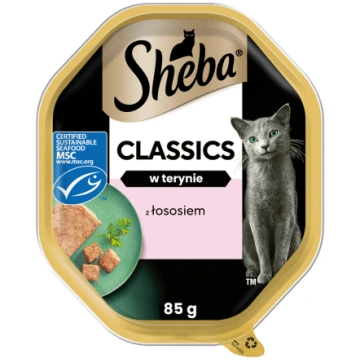 SHEBA® Classics 85g z Łososiem - mokra karma dla k