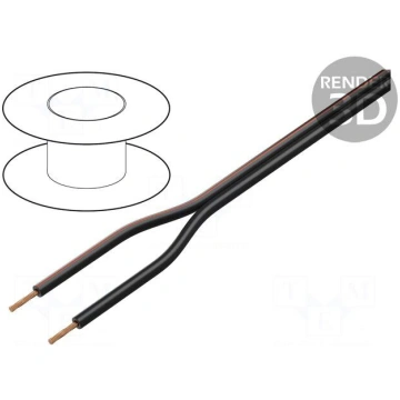 Wire: loudspeaker cable | 2x1,5mm2 | stranded | OF