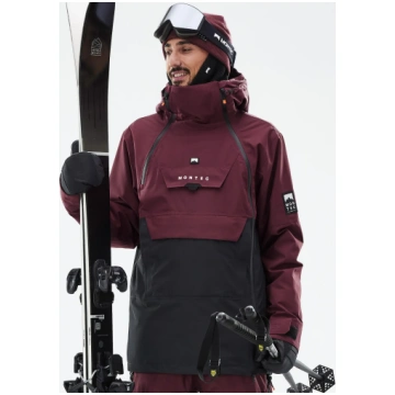 Montec Doom Ski Jacket Men Burgundy/Black
