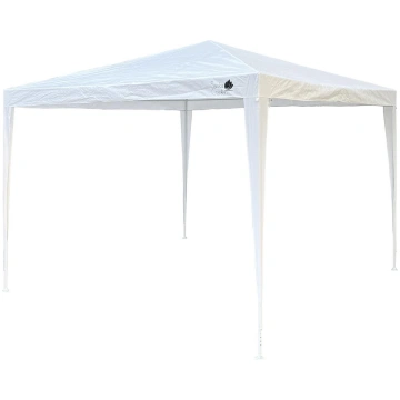 Paviljons Telts Dārza Pe 3x3x2.45m Balts Saska Gar
