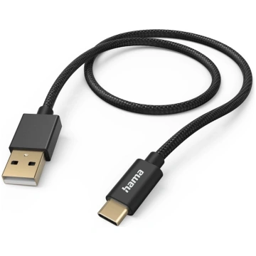 Hama Fabric Charging Cable, USB-A - USB-C, 1,5 m, 