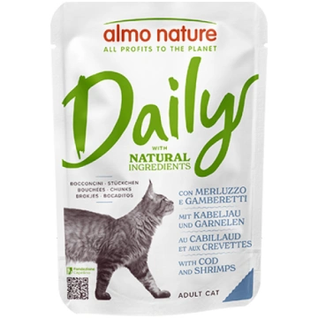 DAILY CAT Menca un Garneles, 70g ALMO NATURE
