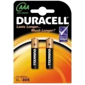 Duracell AAA MN2400 Alkaline LR03 1.5V Batteries (