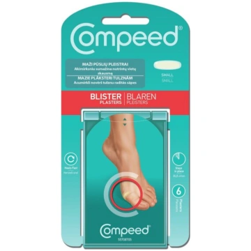 COMPEED, plāksteri tulznām, mazi, 6 gab