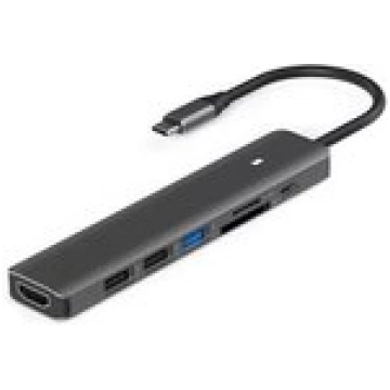 Extra digital Adapter USB Type-C - HDMI, 3x USB Ty