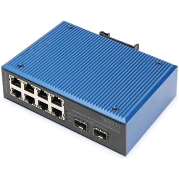 Digitus Industrial 8+2 port Fast Ethernet PoE swit
