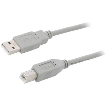 Qoltec Cable USB 2.0 Type A male | USB B male | 5m