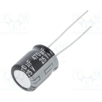 Capacitor: electrolytic; low ESR; THT; 820uF; 10VD
