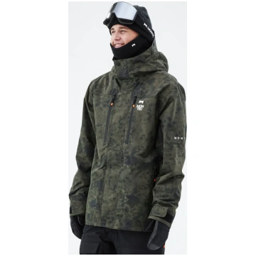 Montec Fawk 21 Ski Jacket Men Olive Green Tiedye -