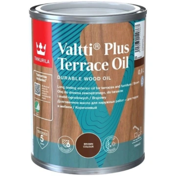 Eļļa terases valtti+ brūna yd 0.9l TIKKURILA