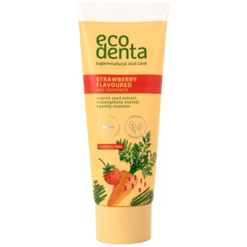 ECODENTA Strawberry Flavoured zobu pasta, 75 ml