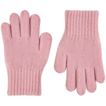 Guanti con dita rosa chiaro Francesca Trezzi