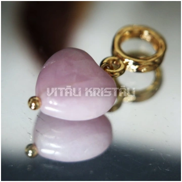 Kuncīts kulons sirds 2 x 1 cm