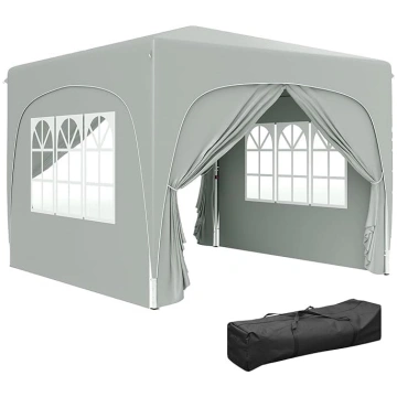 Outsunny paviljons 3 x 3 m, ūdensatgrūdošs, izturī