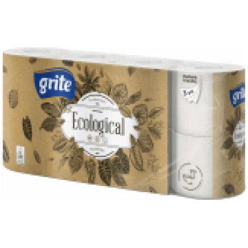 GRITE Ecological 3kārt. tualetes papīrs 8ruļļi Lie