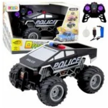 LEAN Toys Off-Road RC Police Car Remote Controlled