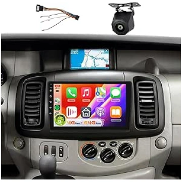 【4+64G】 Hodozzy Carplay Bildschirm für Renault Tra