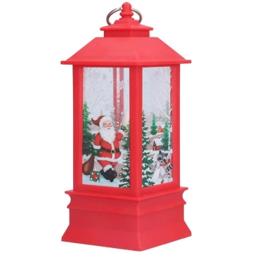Ziemassvētku LED laterna DA45, sarkana - Christmas