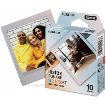 Fujifilm Instax Square Sunset Instant Film, 10 She