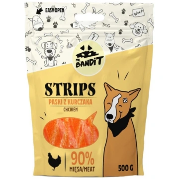 MR. BANDIT Strips vistas gaļas sloksnes suņiem 500