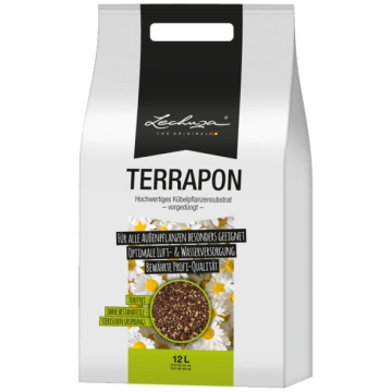 Zeme ar Lechuza TERRAPON mēslojumu
