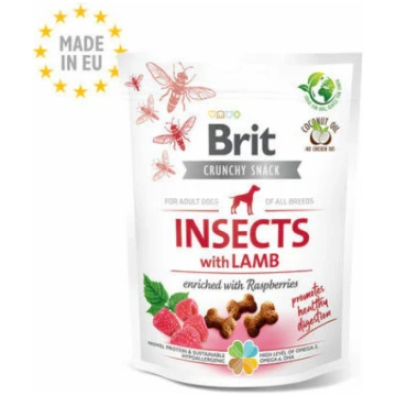 Brit Care Dog Crunchy Cracker Insects&Lamb enriche