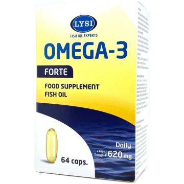 LYSI OMEGA-3 FORTE kapsulas N64