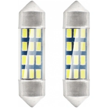 LED standarta auto spuldzes 3014 12SMD Festoon C5W
