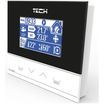 TECH Istabas termostats EU-296, ar RS savienojumu 