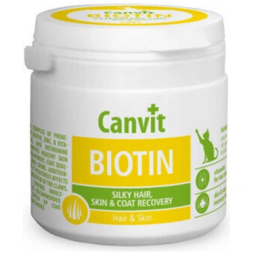 Canvit Biotin N100 piedevas kaķu kažokādas un ādas