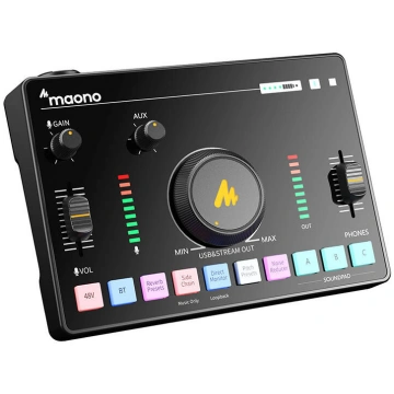 Maono Audio Mixer AND Sound Card AMC2 Neo
