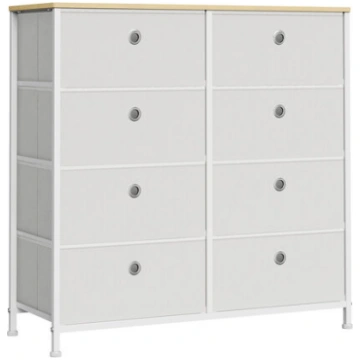 Kumode Songmics, 81,5 x 80 x 30 cm, balta