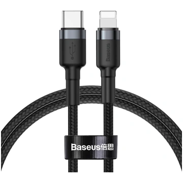 Baseus Cafule CATLKLF-G1 USB-C - Lightning datu un